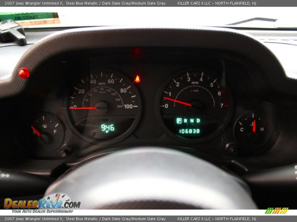 2007 Jeep Wrangler Unlimited X Steel Blue Metallic / Dark Slate Gray/Medium Slate Gray Photo #30