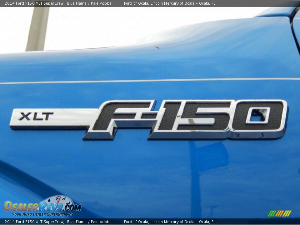 2014 Ford F150 XLT SuperCrew Blue Flame / Pale Adobe Photo #5