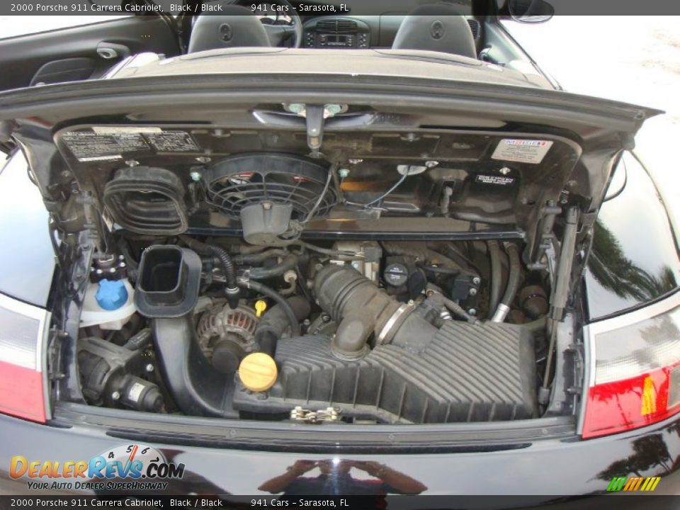 2000 Porsche 911 Carrera Cabriolet 3.4 Liter DOHC 24V VarioCam Flat 6 Cylinder Engine Photo #15