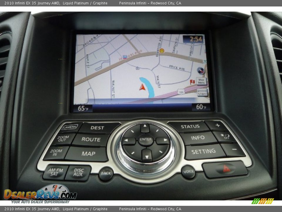 2010 Infiniti EX 35 Journey AWD Liquid Platinum / Graphite Photo #17