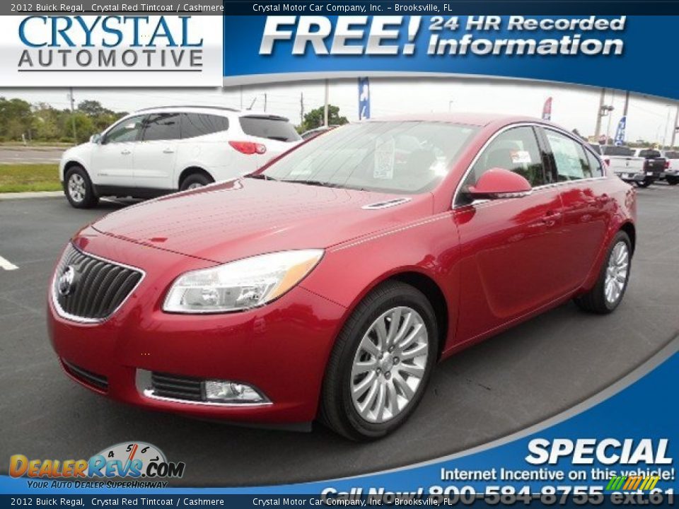 2012 Buick Regal Crystal Red Tintcoat / Cashmere Photo #1
