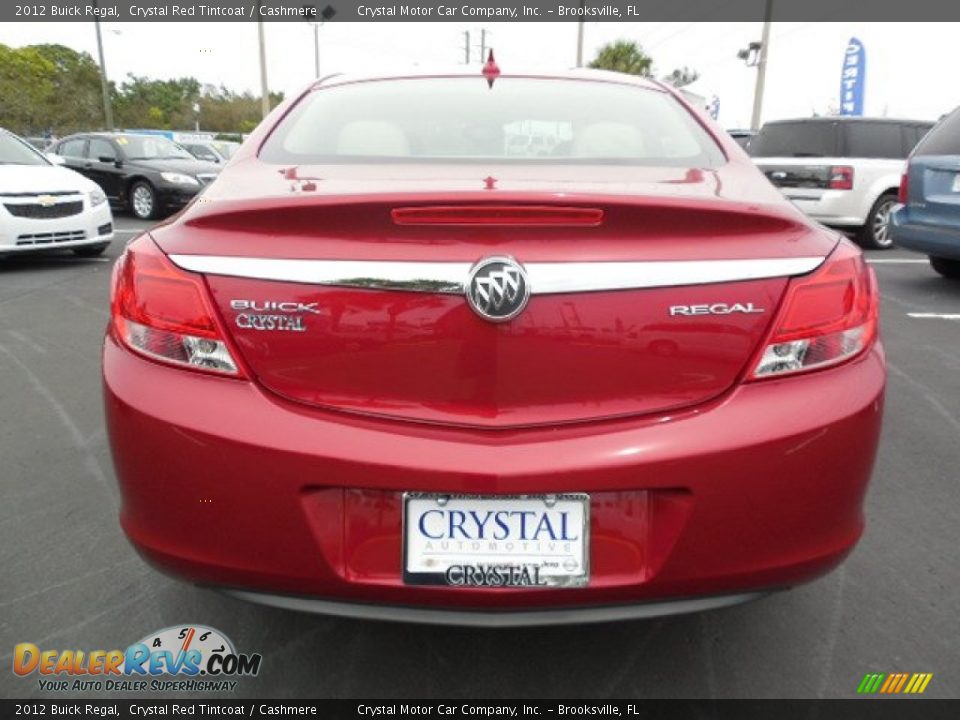 2012 Buick Regal Crystal Red Tintcoat / Cashmere Photo #7