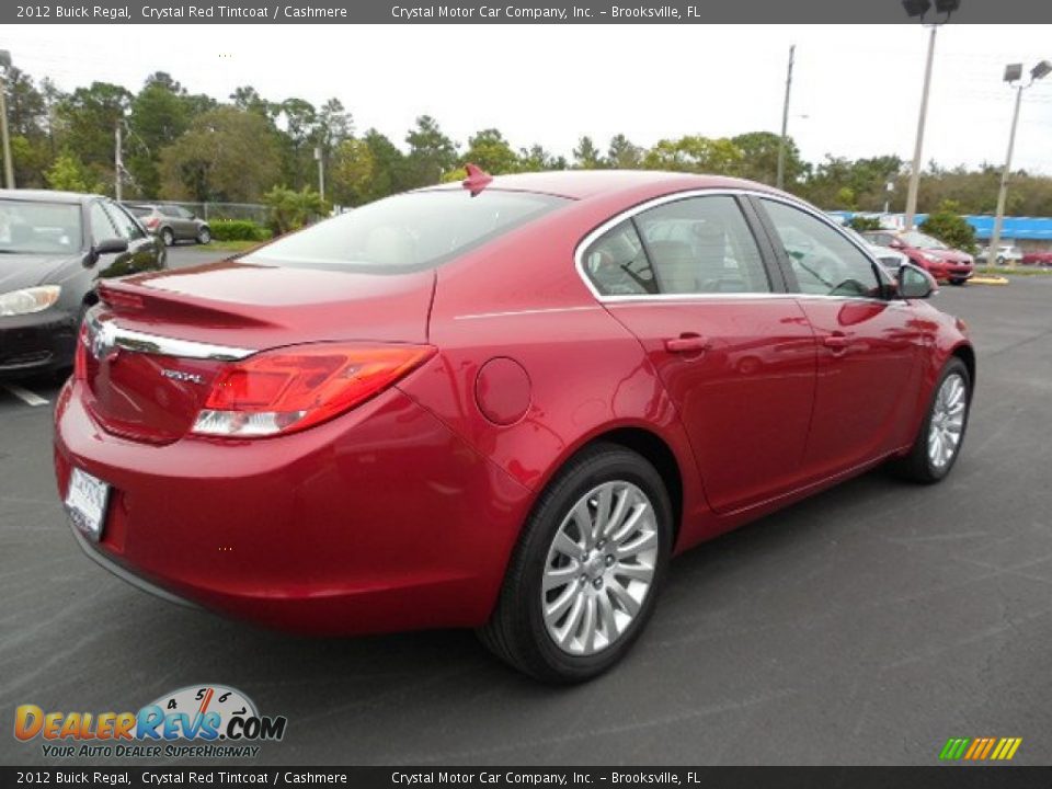 2012 Buick Regal Crystal Red Tintcoat / Cashmere Photo #8
