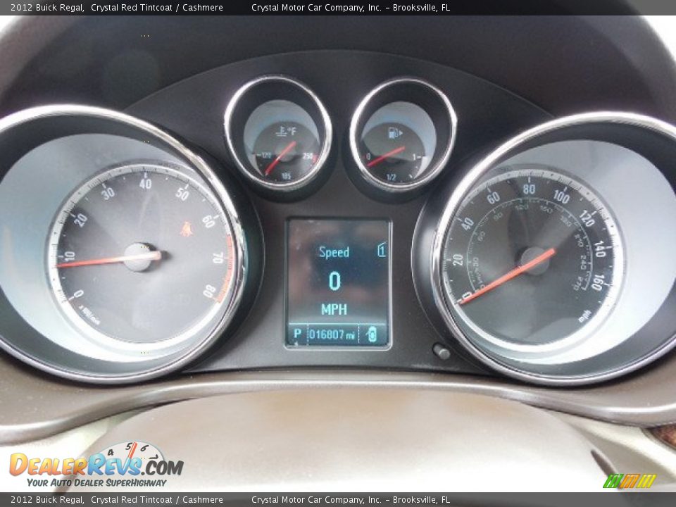 2012 Buick Regal  Gauges Photo #18