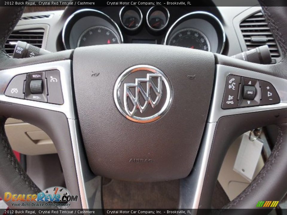 2012 Buick Regal Crystal Red Tintcoat / Cashmere Photo #21