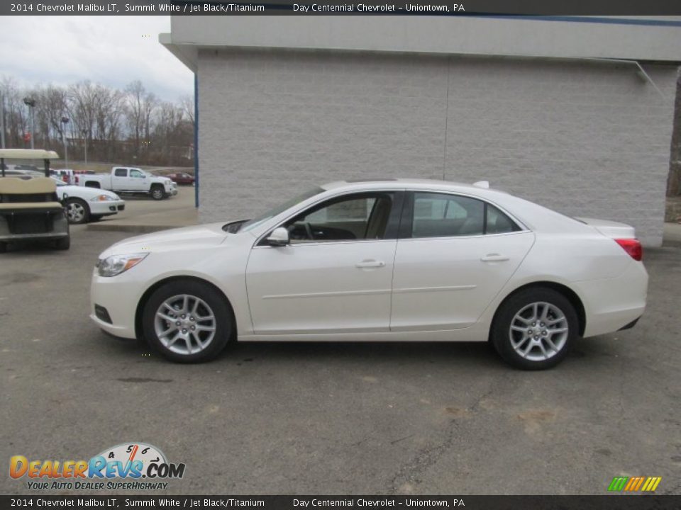 2014 Chevrolet Malibu LT Summit White / Jet Black/Titanium Photo #2