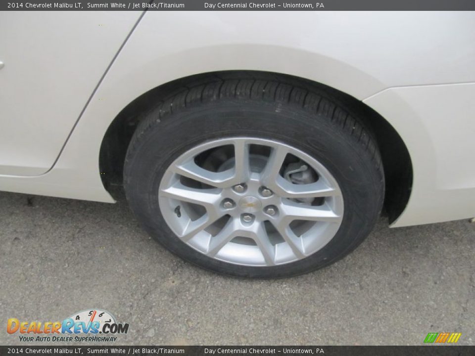 2014 Chevrolet Malibu LT Summit White / Jet Black/Titanium Photo #3