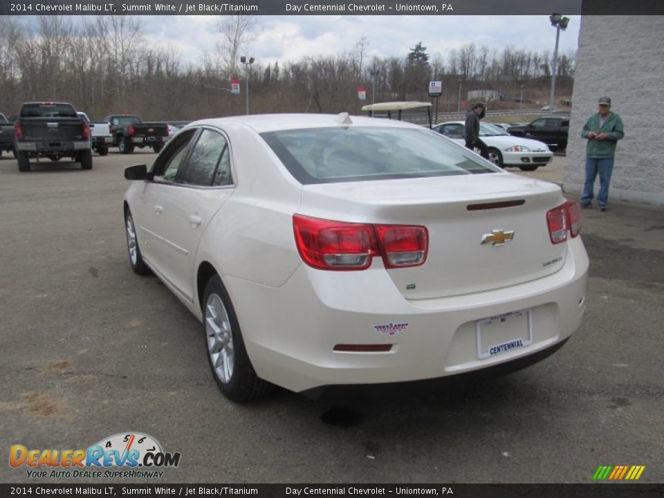 2014 Chevrolet Malibu LT Summit White / Jet Black/Titanium Photo #4