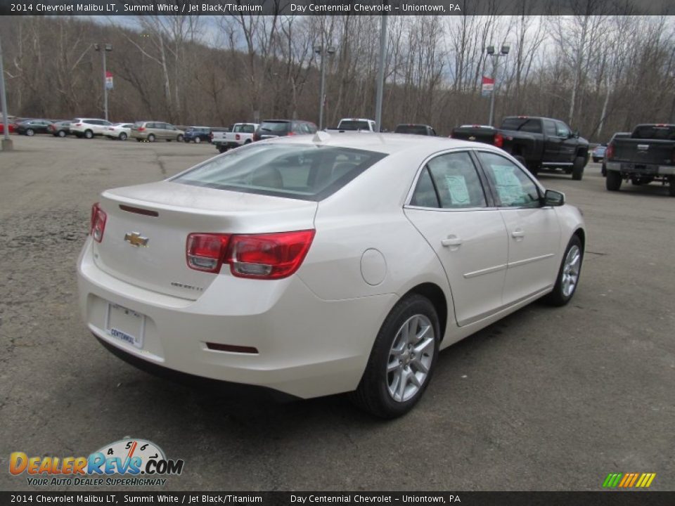 2014 Chevrolet Malibu LT Summit White / Jet Black/Titanium Photo #6