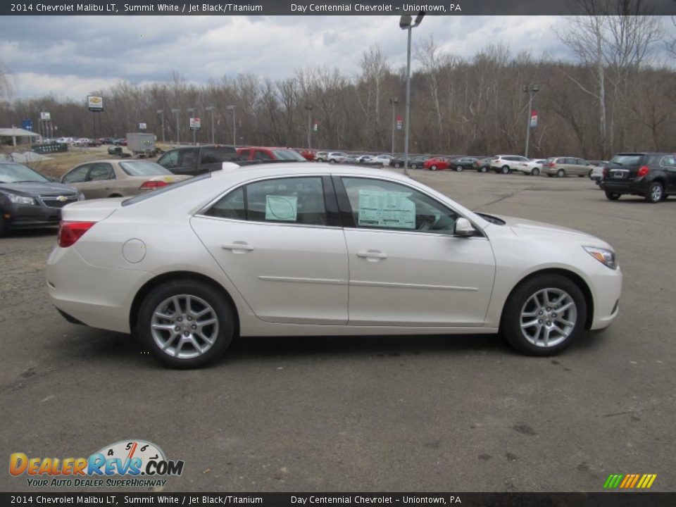 2014 Chevrolet Malibu LT Summit White / Jet Black/Titanium Photo #7