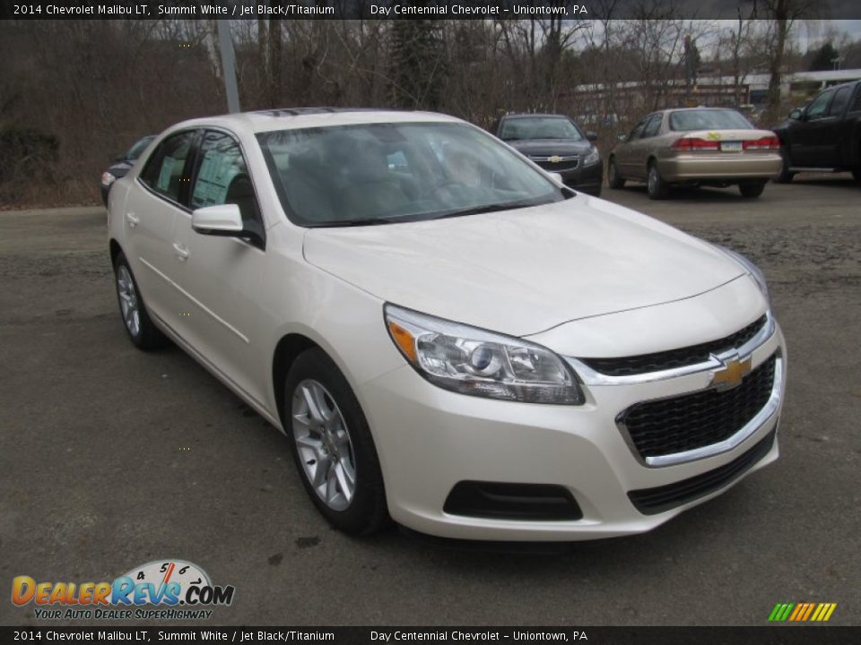 2014 Chevrolet Malibu LT Summit White / Jet Black/Titanium Photo #8