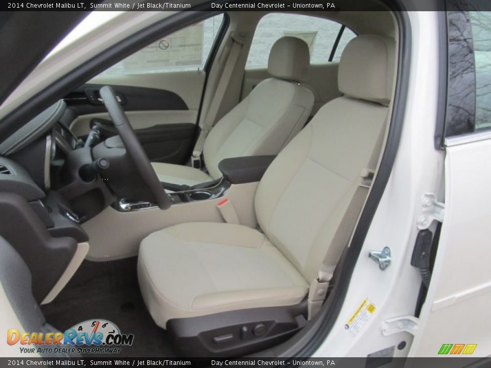 2014 Chevrolet Malibu LT Summit White / Jet Black/Titanium Photo #13