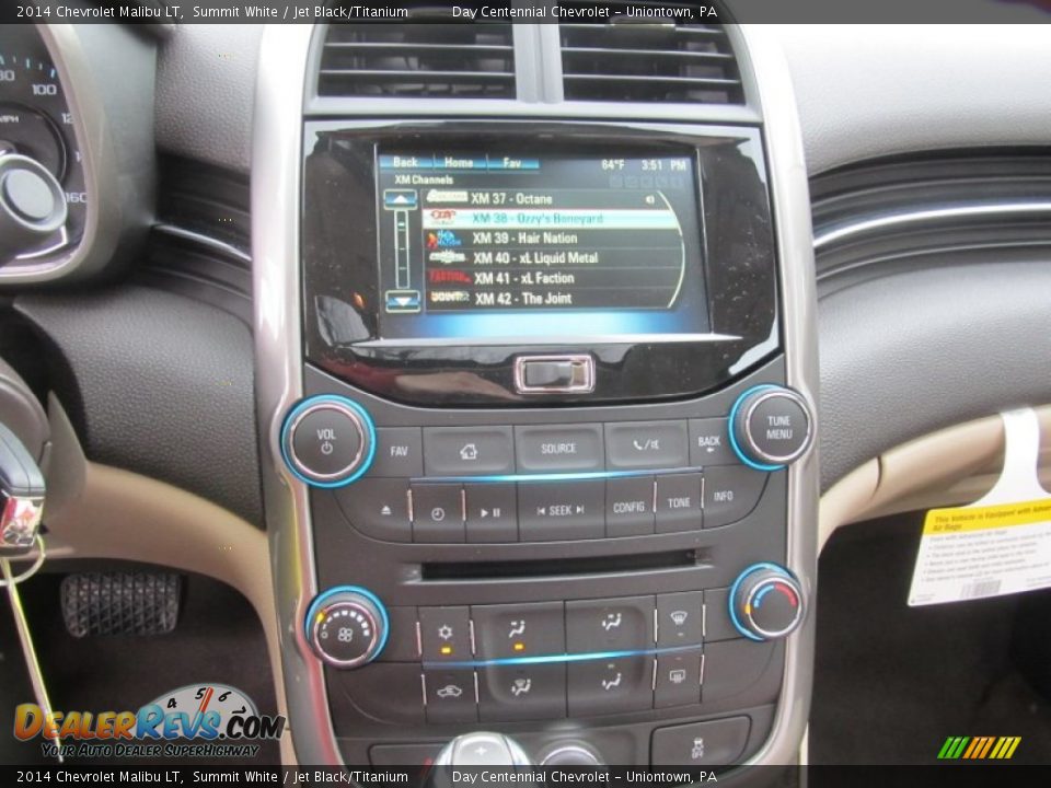 2014 Chevrolet Malibu LT Summit White / Jet Black/Titanium Photo #17