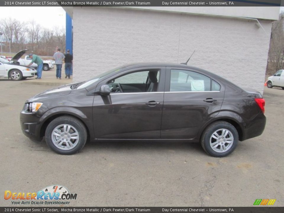 2014 Chevrolet Sonic LT Sedan Mocha Bronze Metallic / Dark Pewter/Dark Titanium Photo #2