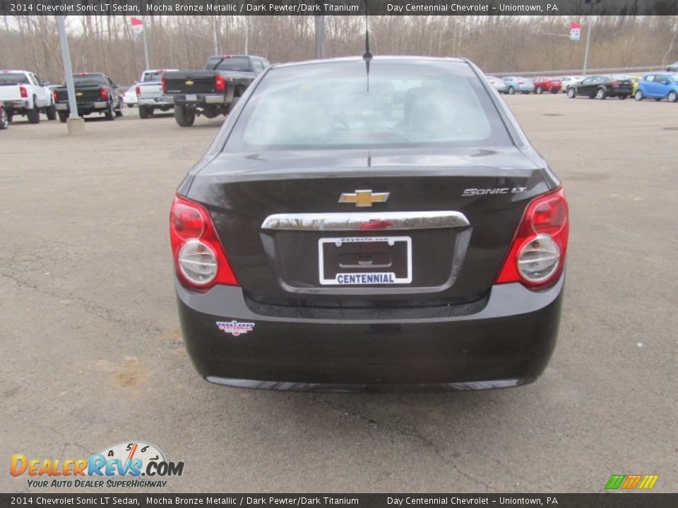 2014 Chevrolet Sonic LT Sedan Mocha Bronze Metallic / Dark Pewter/Dark Titanium Photo #5
