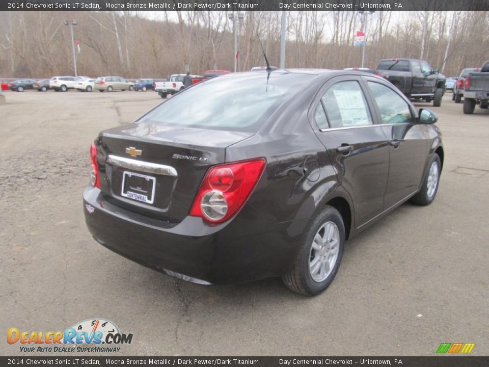 2014 Chevrolet Sonic LT Sedan Mocha Bronze Metallic / Dark Pewter/Dark Titanium Photo #6