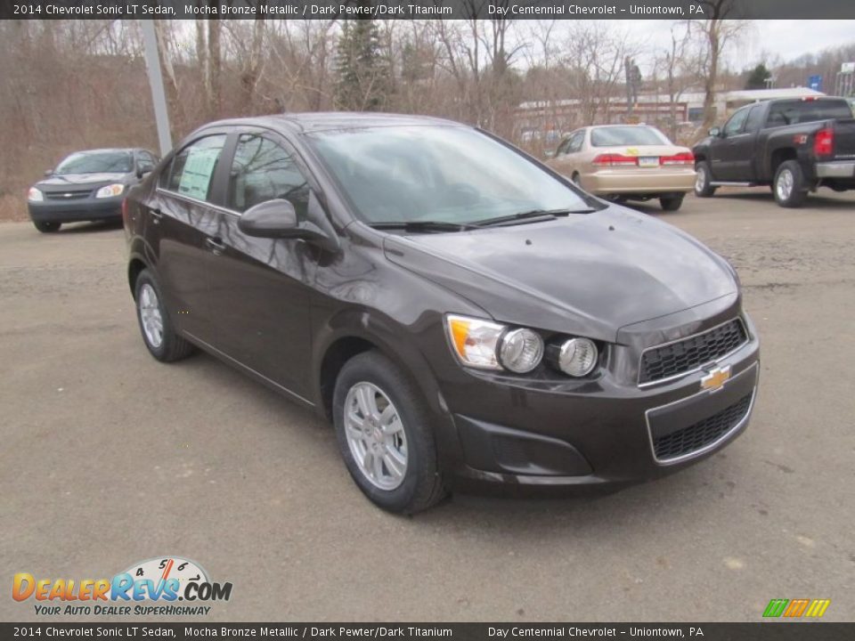 2014 Chevrolet Sonic LT Sedan Mocha Bronze Metallic / Dark Pewter/Dark Titanium Photo #7