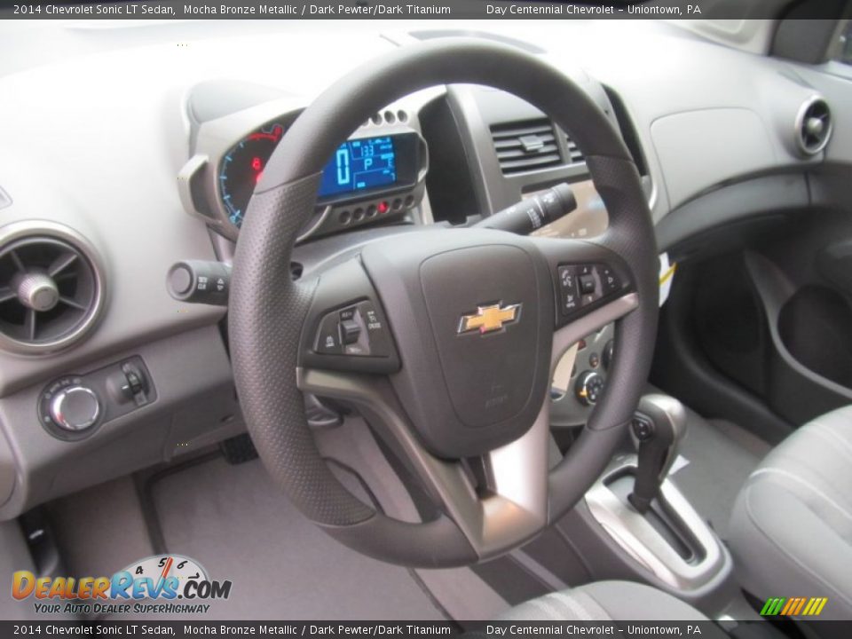 2014 Chevrolet Sonic LT Sedan Mocha Bronze Metallic / Dark Pewter/Dark Titanium Photo #14