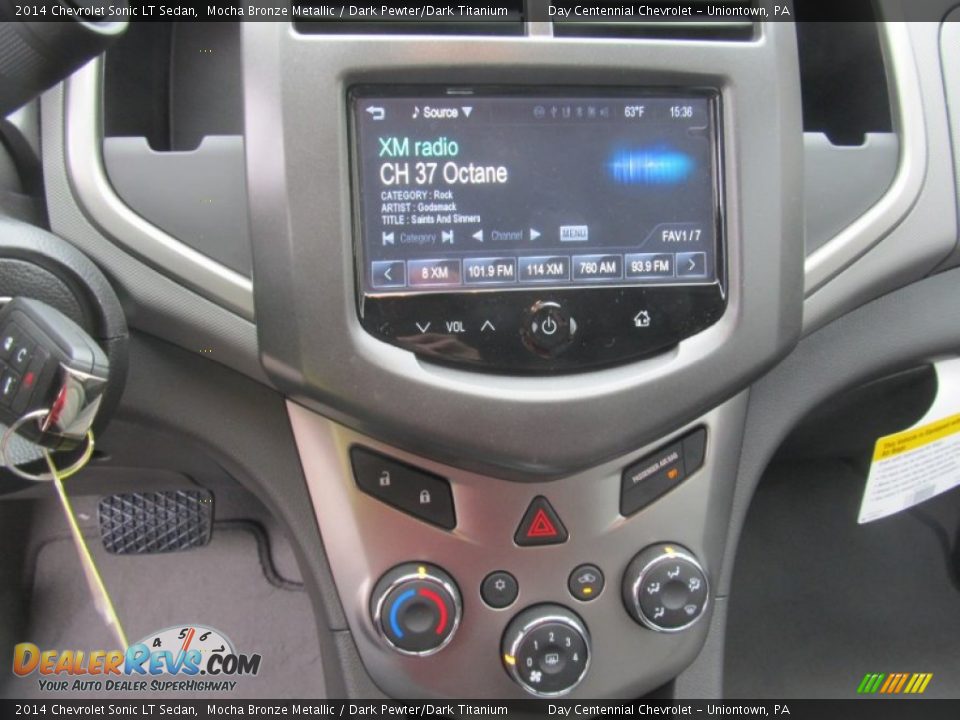 2014 Chevrolet Sonic LT Sedan Mocha Bronze Metallic / Dark Pewter/Dark Titanium Photo #15
