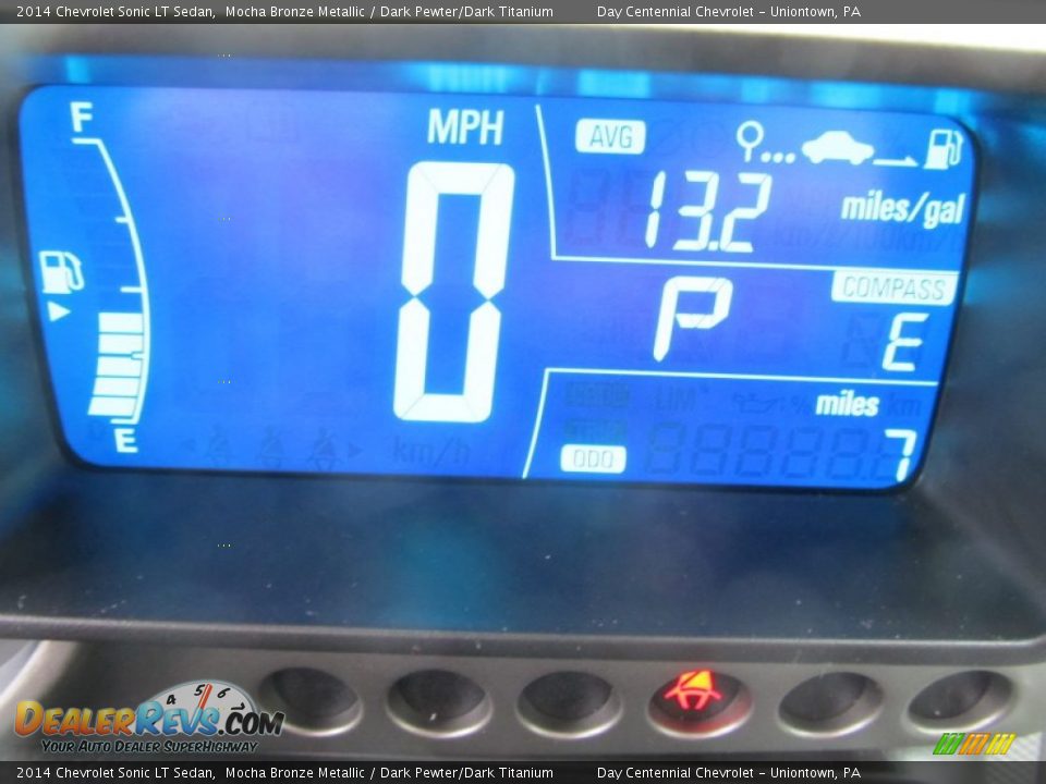 2014 Chevrolet Sonic LT Sedan Mocha Bronze Metallic / Dark Pewter/Dark Titanium Photo #20