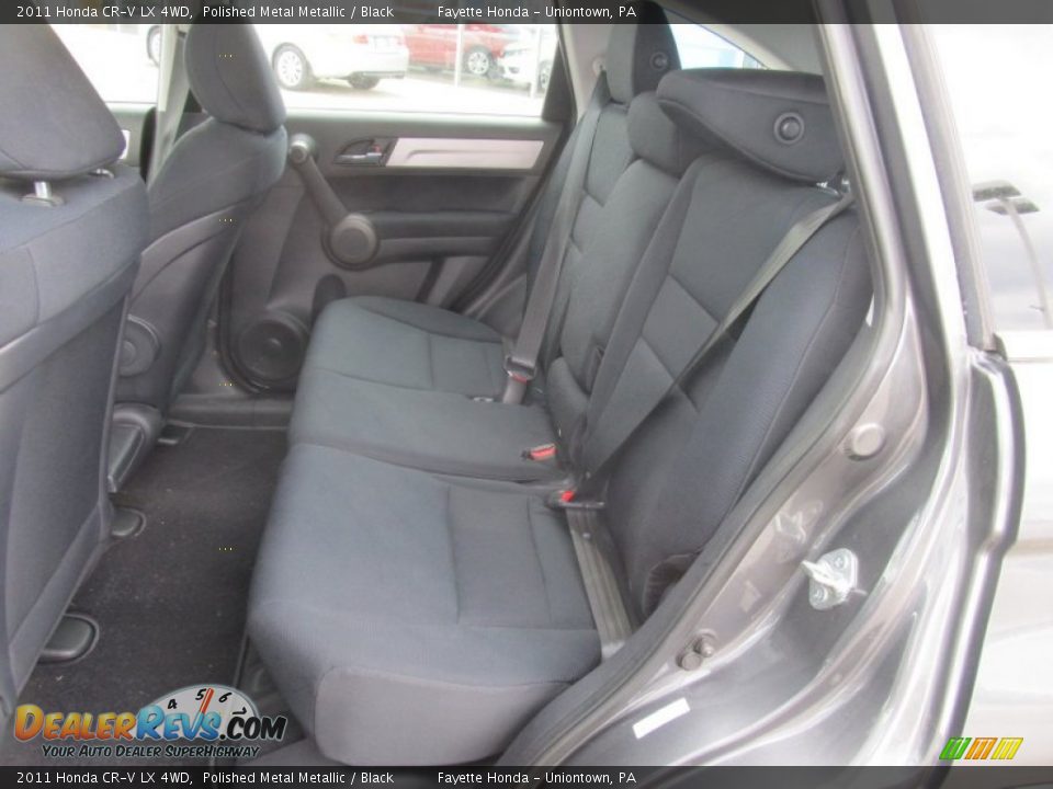 2011 Honda CR-V LX 4WD Polished Metal Metallic / Black Photo #8