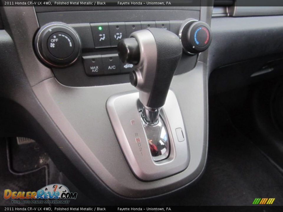 2011 Honda CR-V LX 4WD Polished Metal Metallic / Black Photo #12
