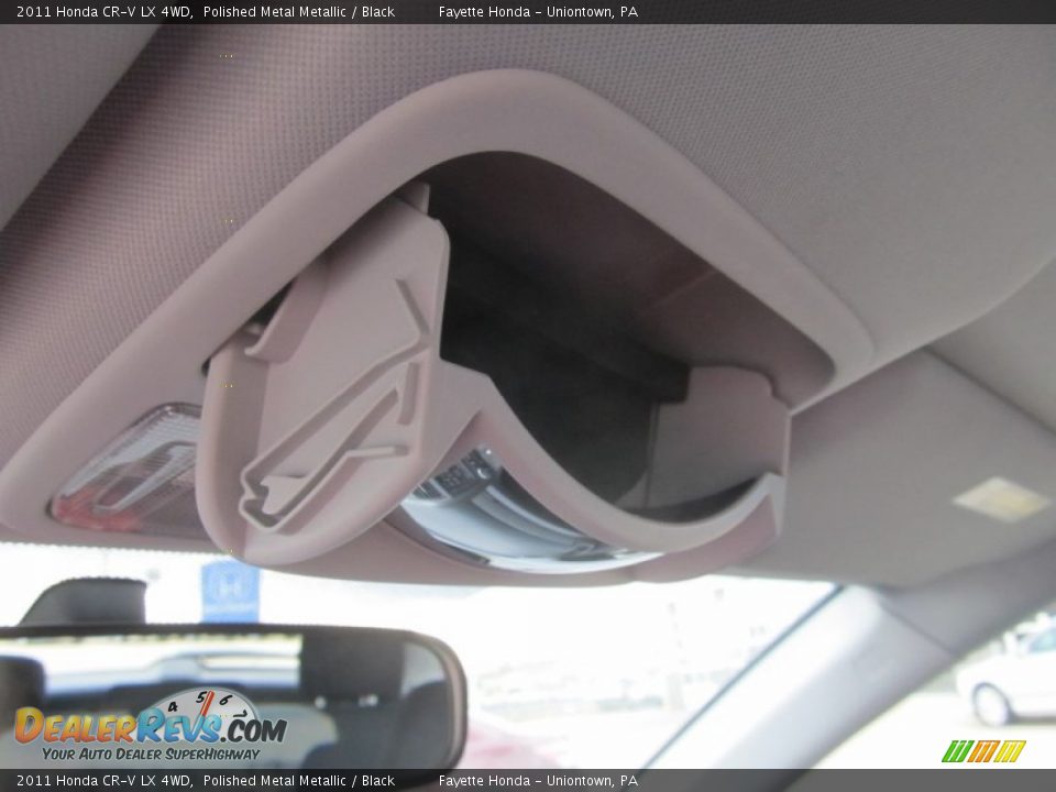 2011 Honda CR-V LX 4WD Polished Metal Metallic / Black Photo #13