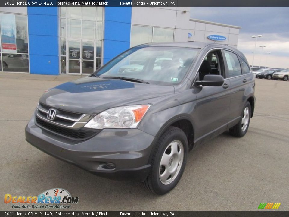 2011 Honda CR-V LX 4WD Polished Metal Metallic / Black Photo #19