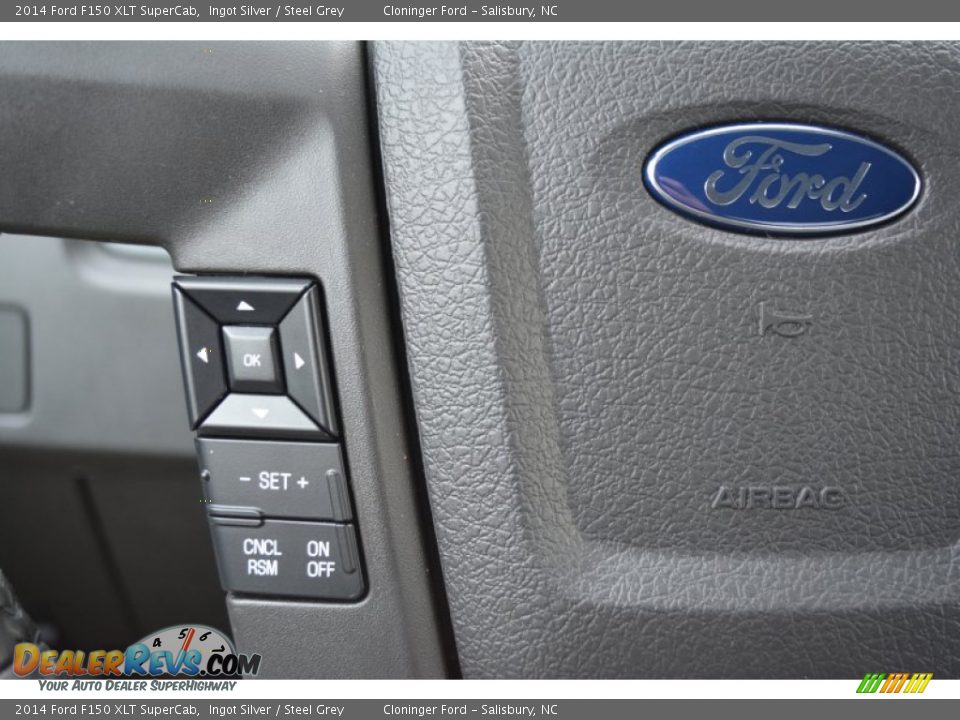 2014 Ford F150 XLT SuperCab Ingot Silver / Steel Grey Photo #14