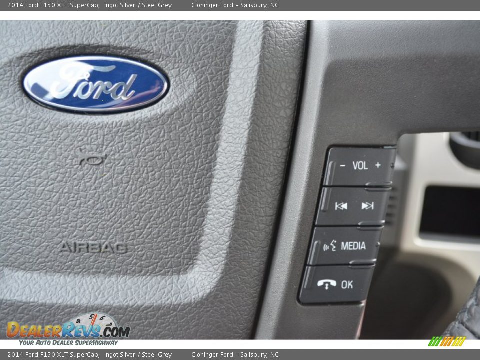 2014 Ford F150 XLT SuperCab Ingot Silver / Steel Grey Photo #15