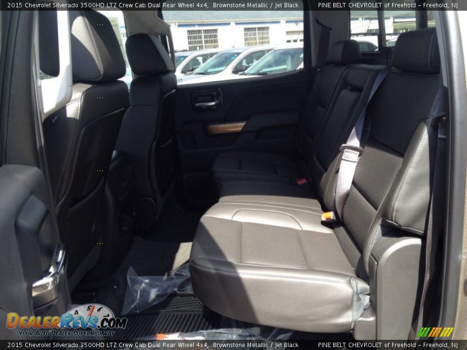 2015 Chevrolet Silverado 3500HD LTZ Crew Cab Dual Rear Wheel 4x4 Brownstone Metallic / Jet Black Photo #6