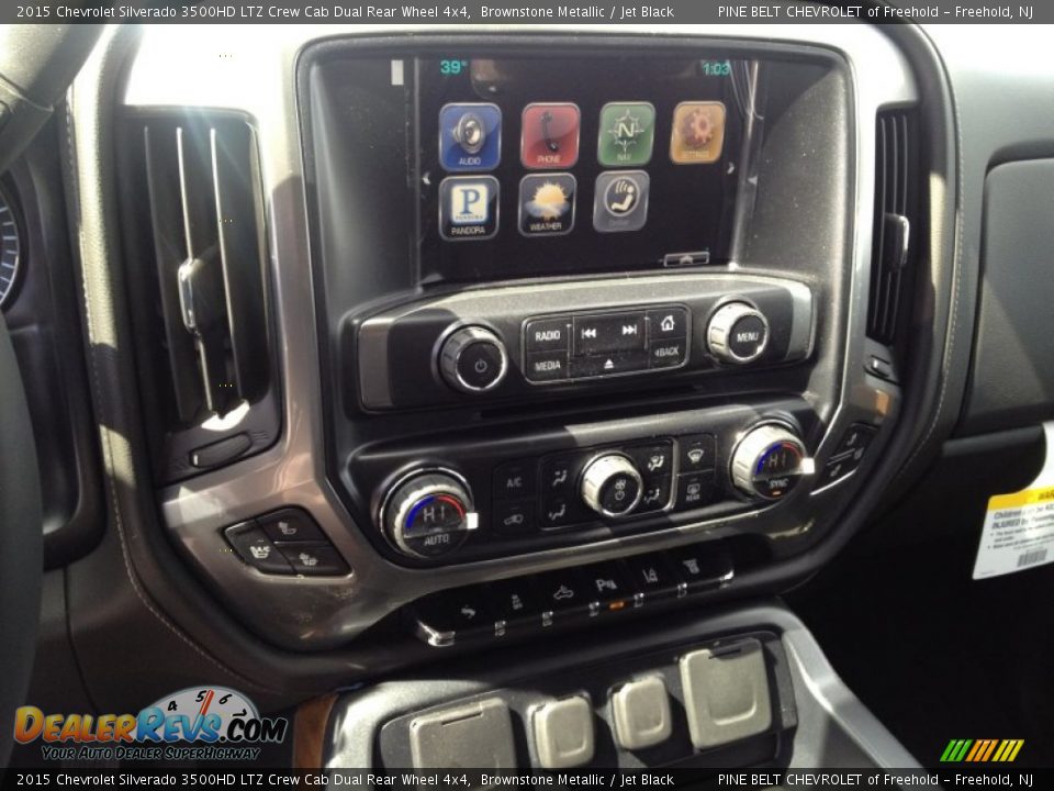 2015 Chevrolet Silverado 3500HD LTZ Crew Cab Dual Rear Wheel 4x4 Brownstone Metallic / Jet Black Photo #10