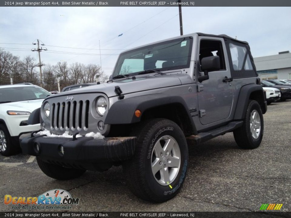 2014 Jeep Wrangler Sport 4x4 Billet Silver Metallic / Black Photo #1