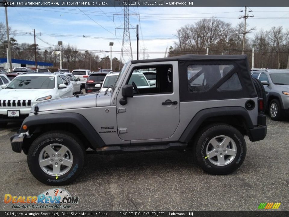 2014 Jeep Wrangler Sport 4x4 Billet Silver Metallic / Black Photo #3