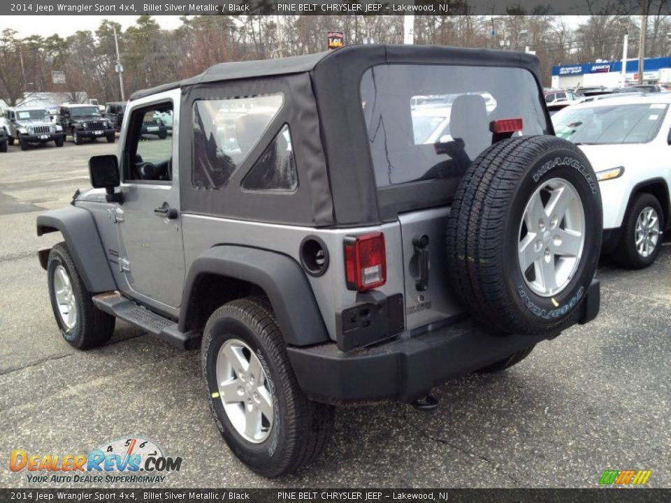 2014 Jeep Wrangler Sport 4x4 Billet Silver Metallic / Black Photo #4