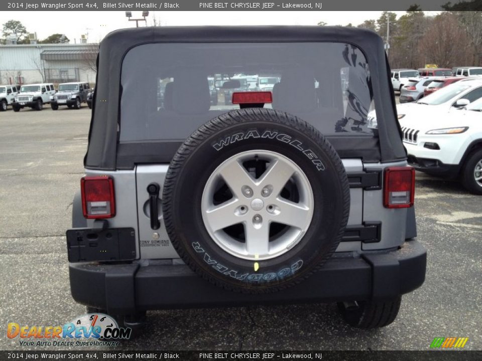 2014 Jeep Wrangler Sport 4x4 Billet Silver Metallic / Black Photo #5