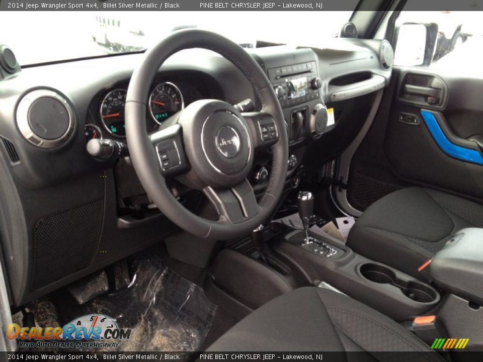 2014 Jeep Wrangler Sport 4x4 Billet Silver Metallic / Black Photo #6