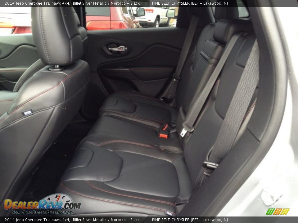 Rear Seat of 2014 Jeep Cherokee Trailhawk 4x4 Photo #6