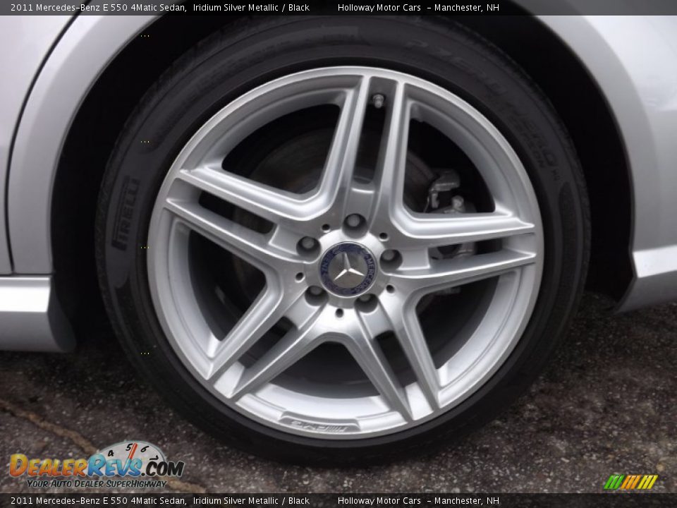2011 Mercedes-Benz E 550 4Matic Sedan Iridium Silver Metallic / Black Photo #5