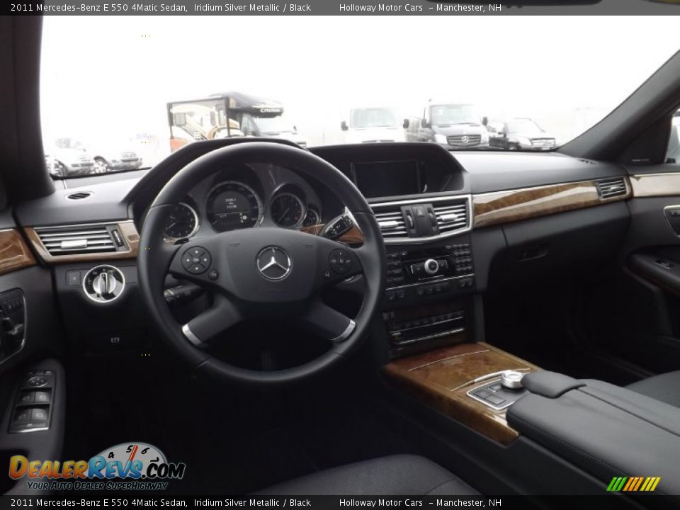2011 Mercedes-Benz E 550 4Matic Sedan Iridium Silver Metallic / Black Photo #6