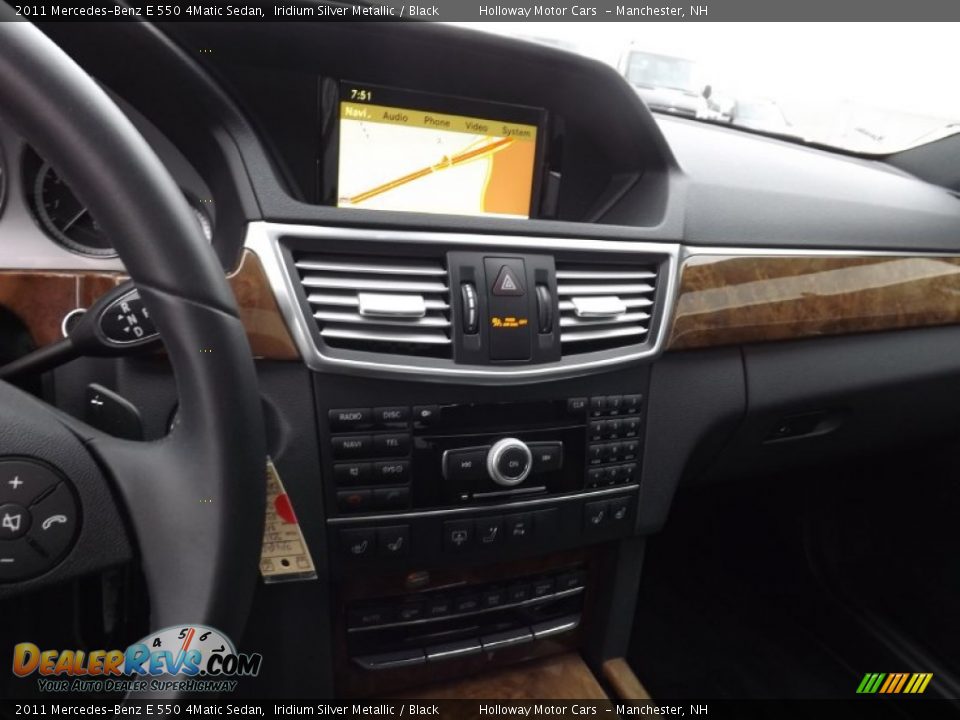 2011 Mercedes-Benz E 550 4Matic Sedan Iridium Silver Metallic / Black Photo #7