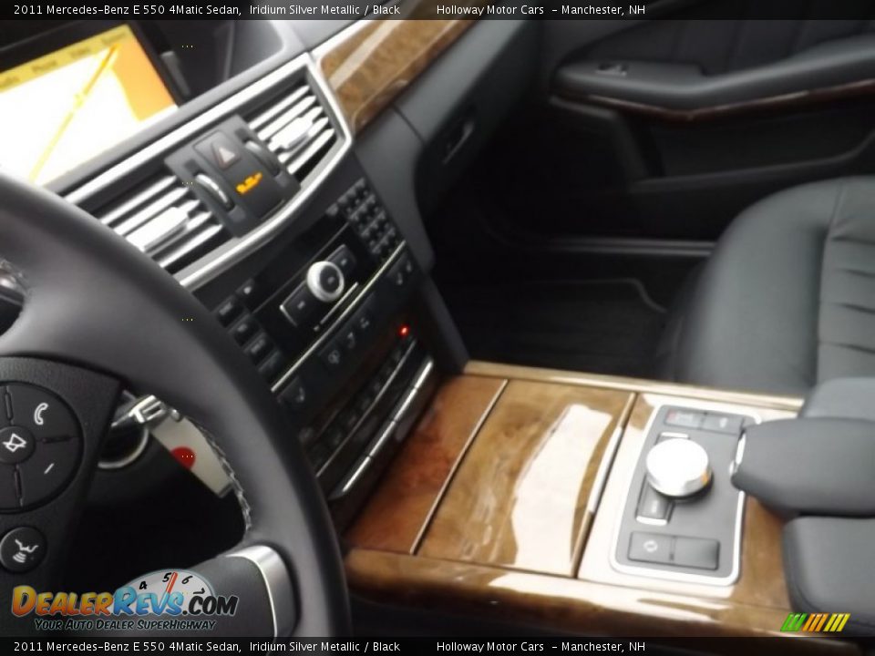 2011 Mercedes-Benz E 550 4Matic Sedan Iridium Silver Metallic / Black Photo #9