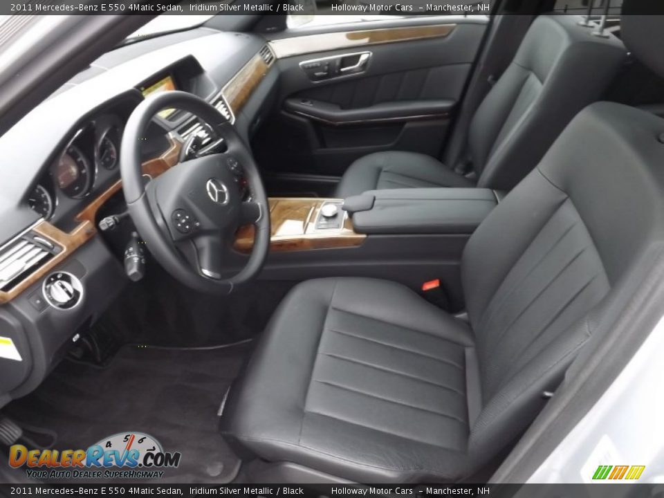 2011 Mercedes-Benz E 550 4Matic Sedan Iridium Silver Metallic / Black Photo #10