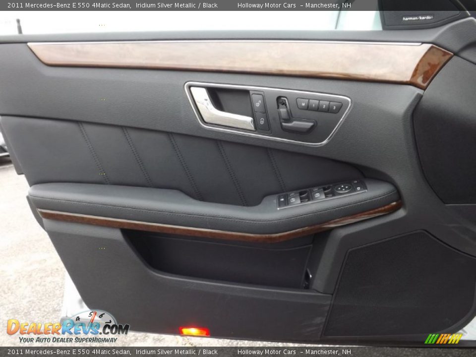 2011 Mercedes-Benz E 550 4Matic Sedan Iridium Silver Metallic / Black Photo #11