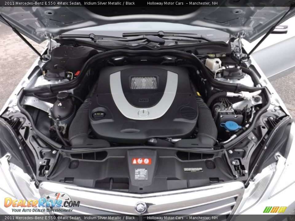 2011 Mercedes-Benz E 550 4Matic Sedan Iridium Silver Metallic / Black Photo #12