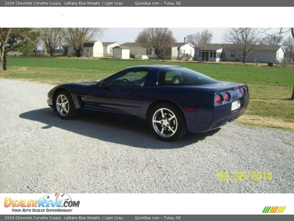 2004 Chevrolet Corvette Coupe LeMans Blue Metallic / Light Gray Photo #1