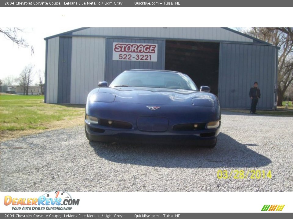 2004 Chevrolet Corvette Coupe LeMans Blue Metallic / Light Gray Photo #6