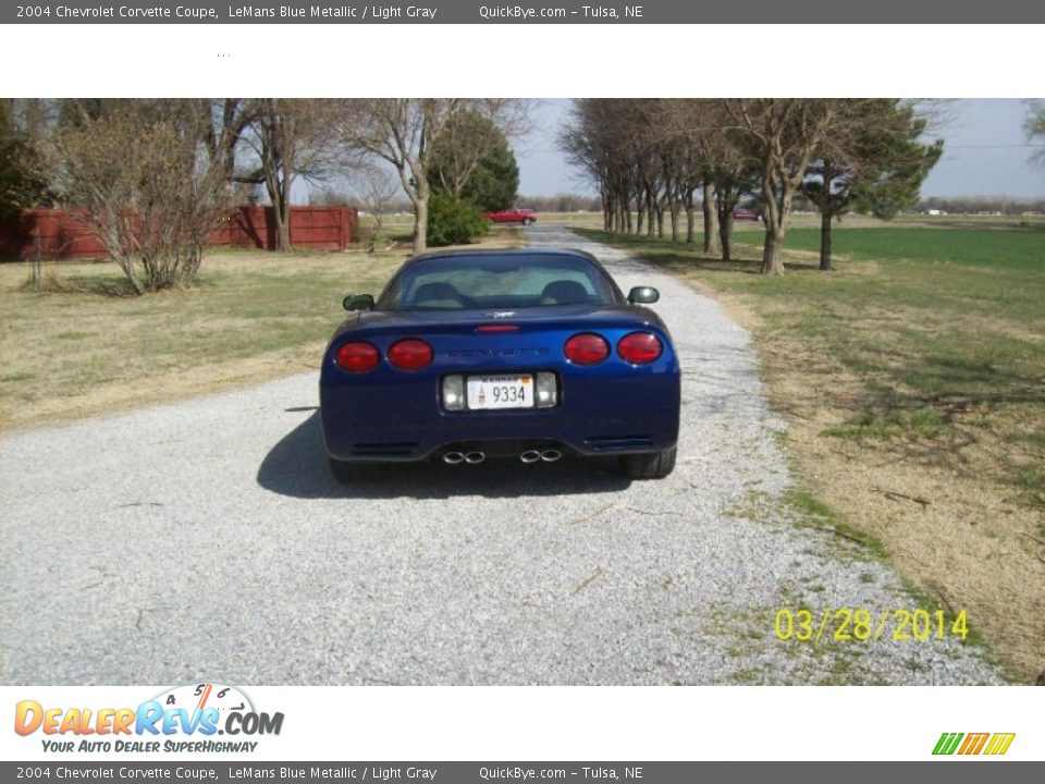 2004 Chevrolet Corvette Coupe LeMans Blue Metallic / Light Gray Photo #7