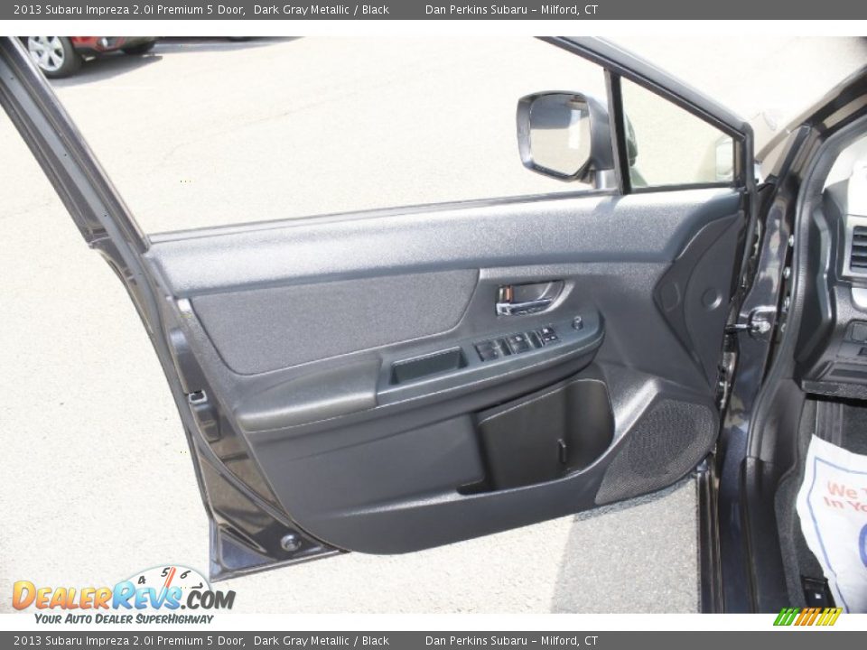 2013 Subaru Impreza 2.0i Premium 5 Door Dark Gray Metallic / Black Photo #17