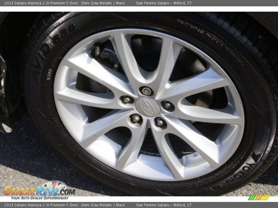 2013 Subaru Impreza 2.0i Premium 5 Door Dark Gray Metallic / Black Photo #24